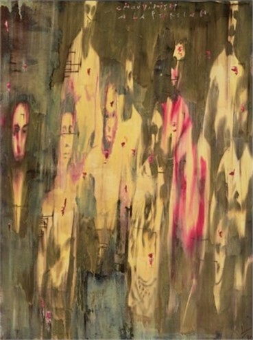 Painting, Reza Derakshani, Chauvinism a La Persian, 2010, 4589